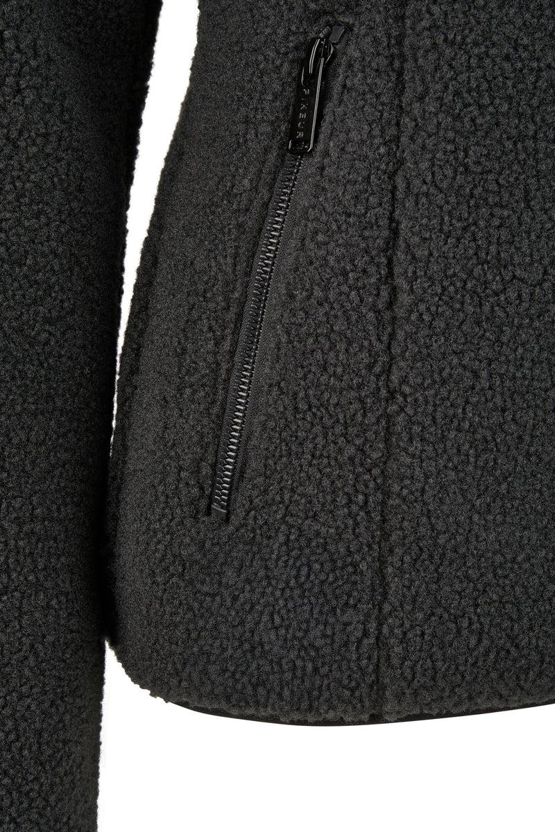 Pikeur teddy fleece jacket in deep khaki