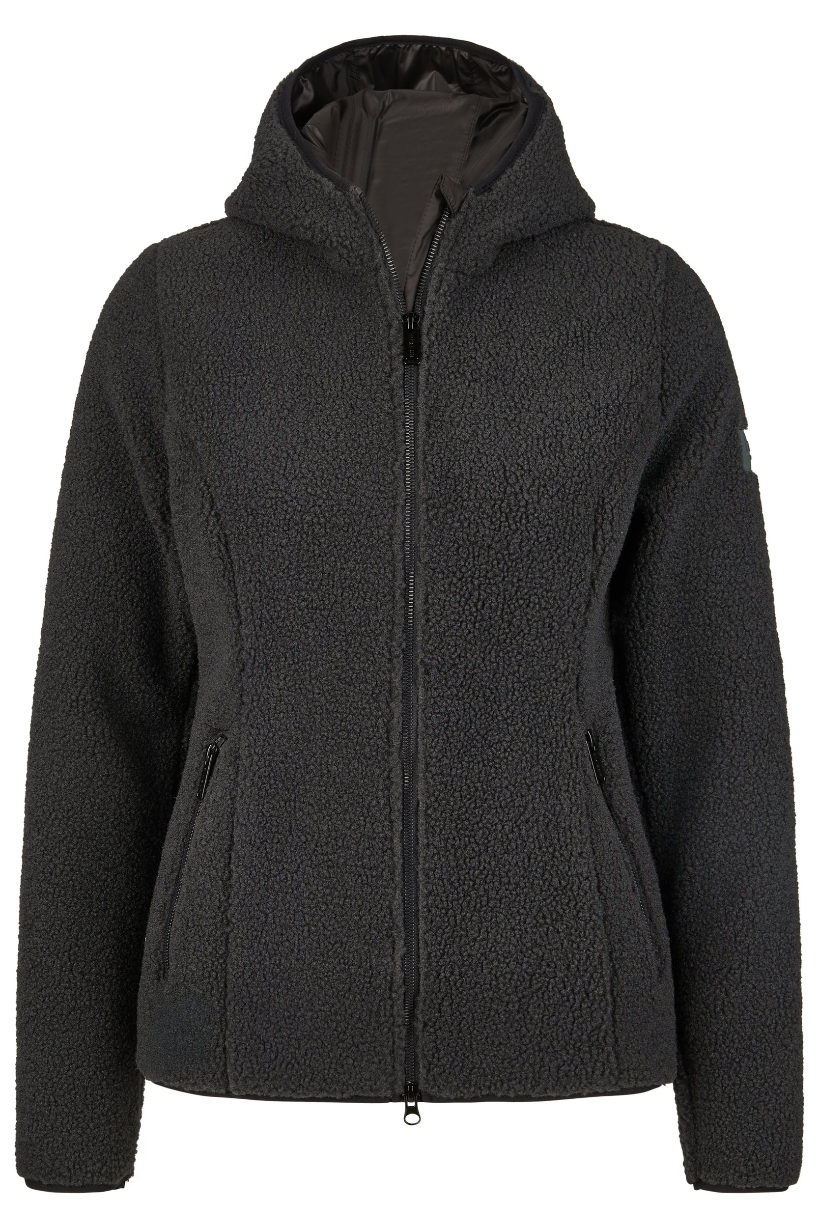 Pikeur teddy fleece jacket in deep khaki