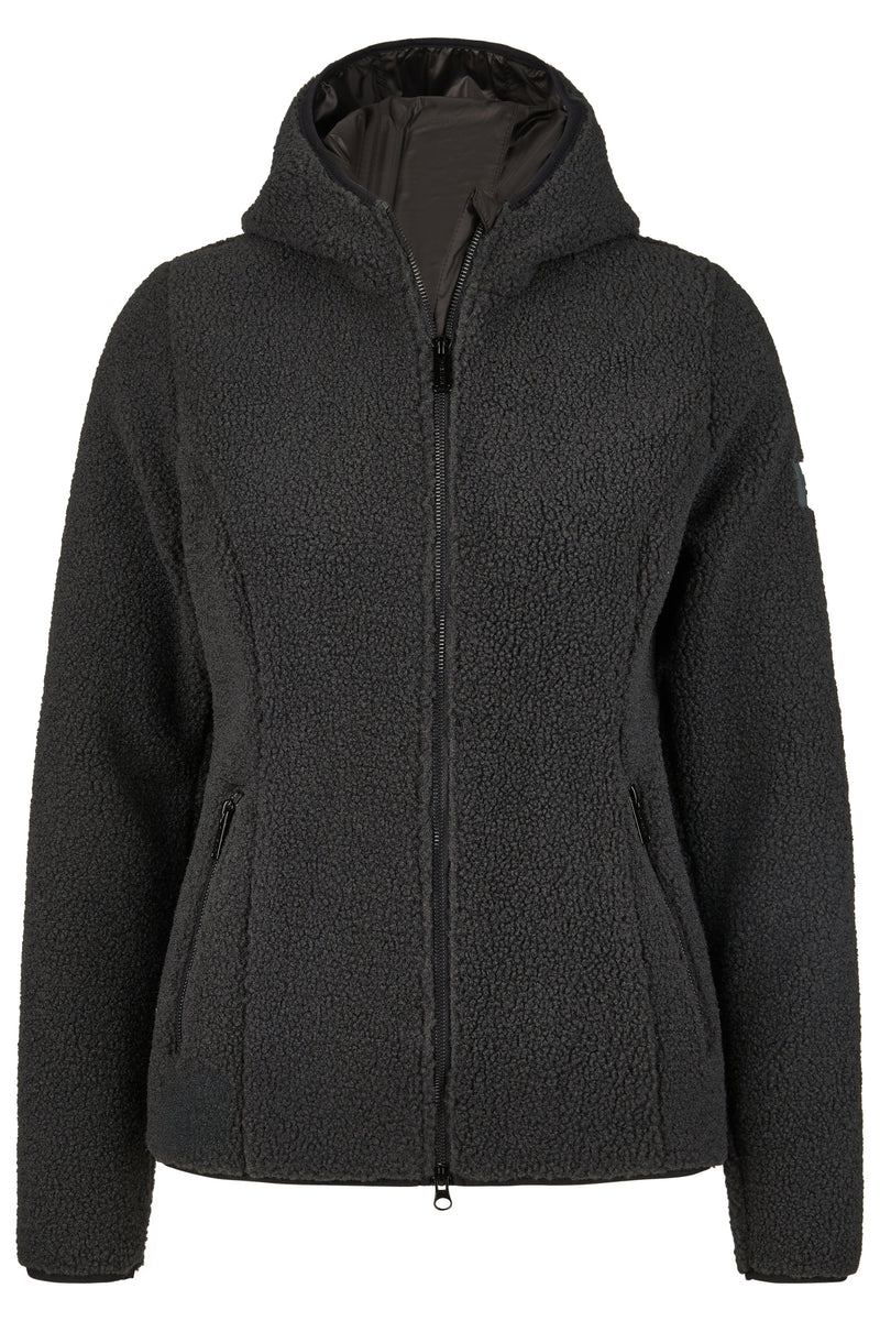 Pikeur teddy fleece jacket in deep khaki