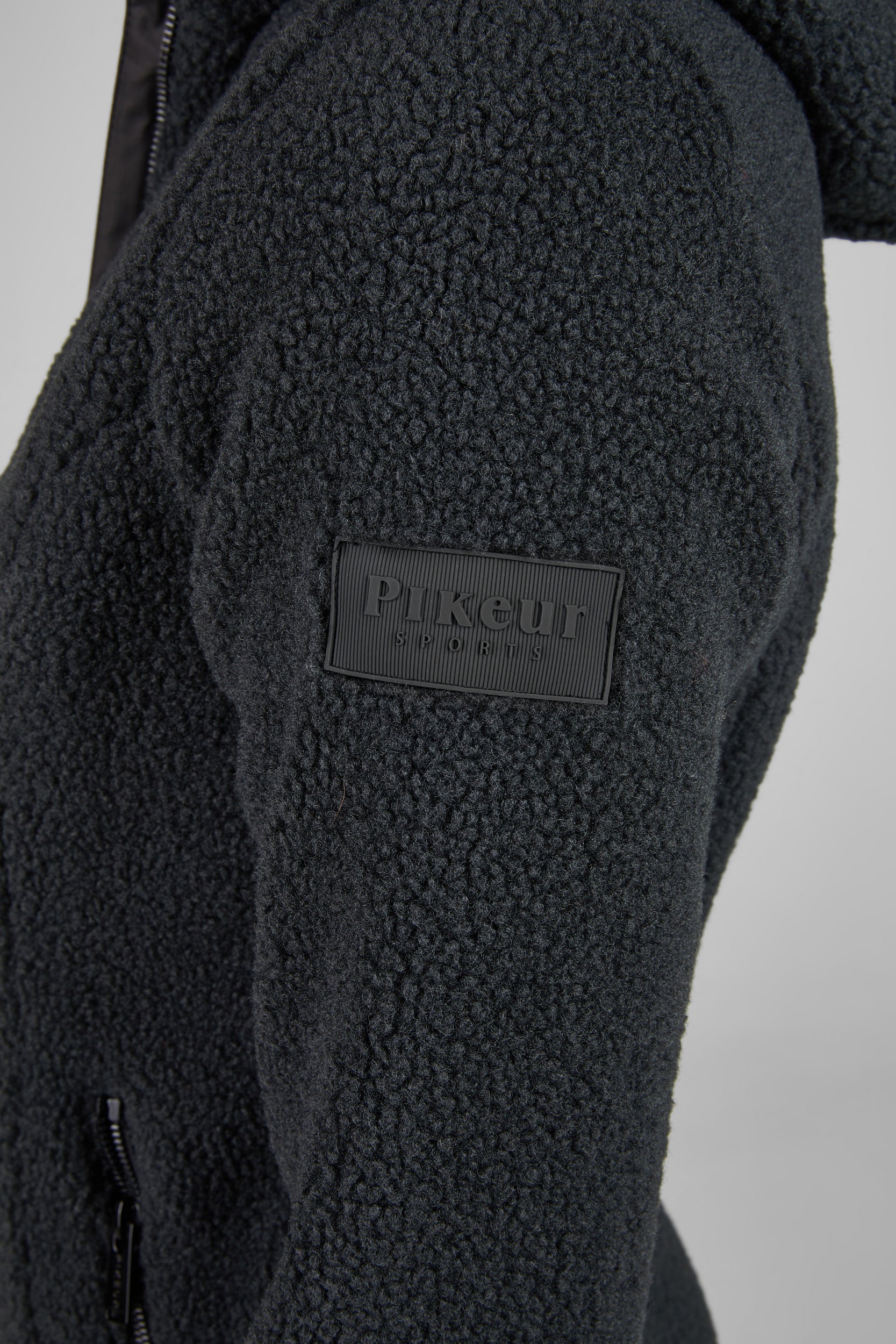 Pikeur teddy fleece jacket in deep khaki