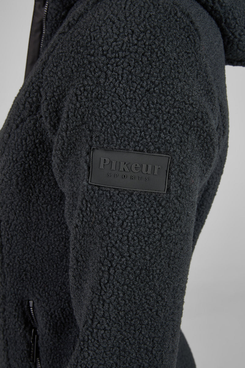 Pikeur teddy fleece jacket in deep khaki