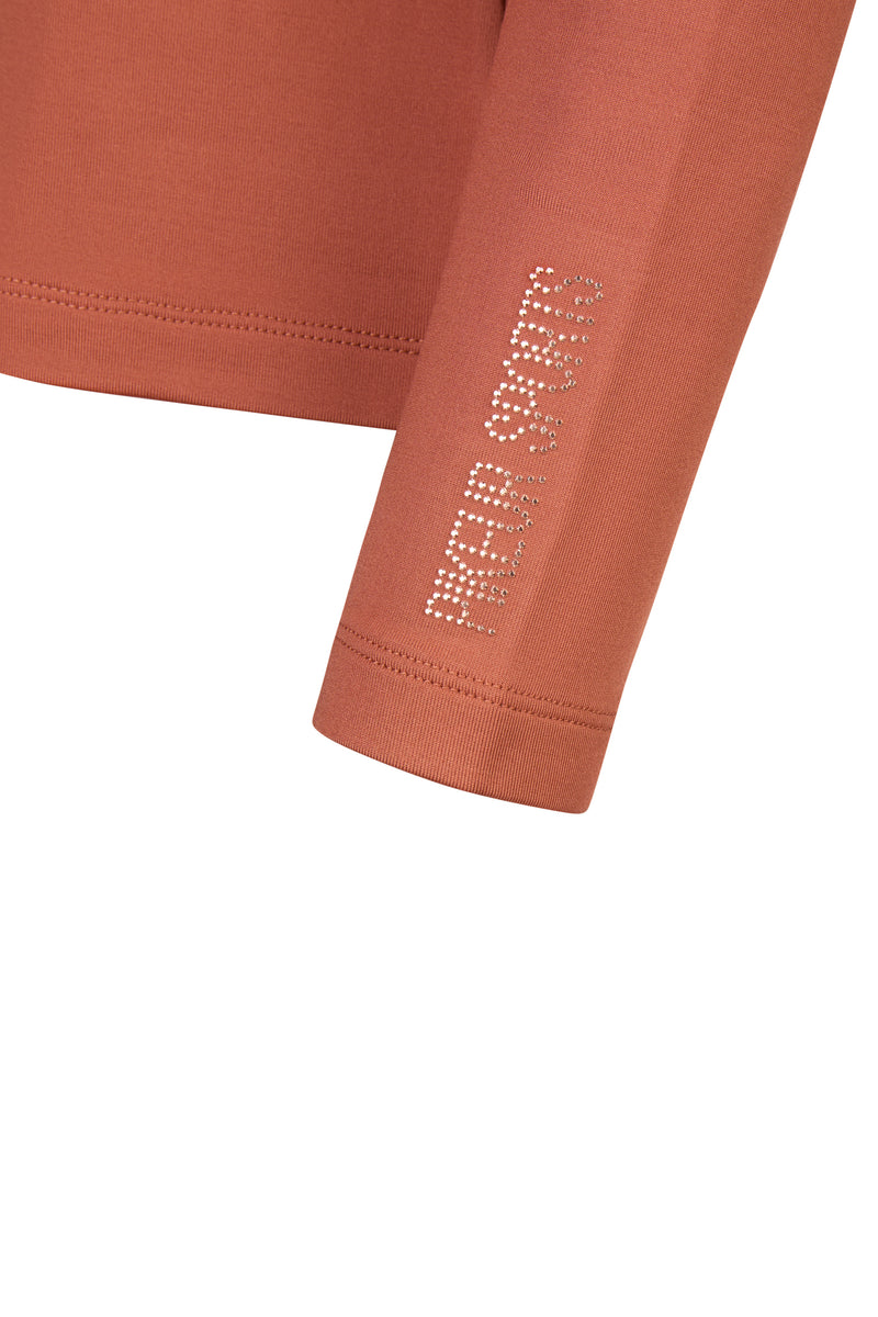 Pikeur sports stud shirt in rosewood