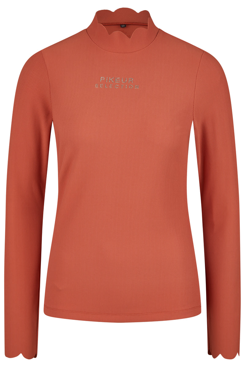 Pikeur selection rip shirt in rosewood
