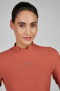 Pikeur selection rip shirt in rosewood