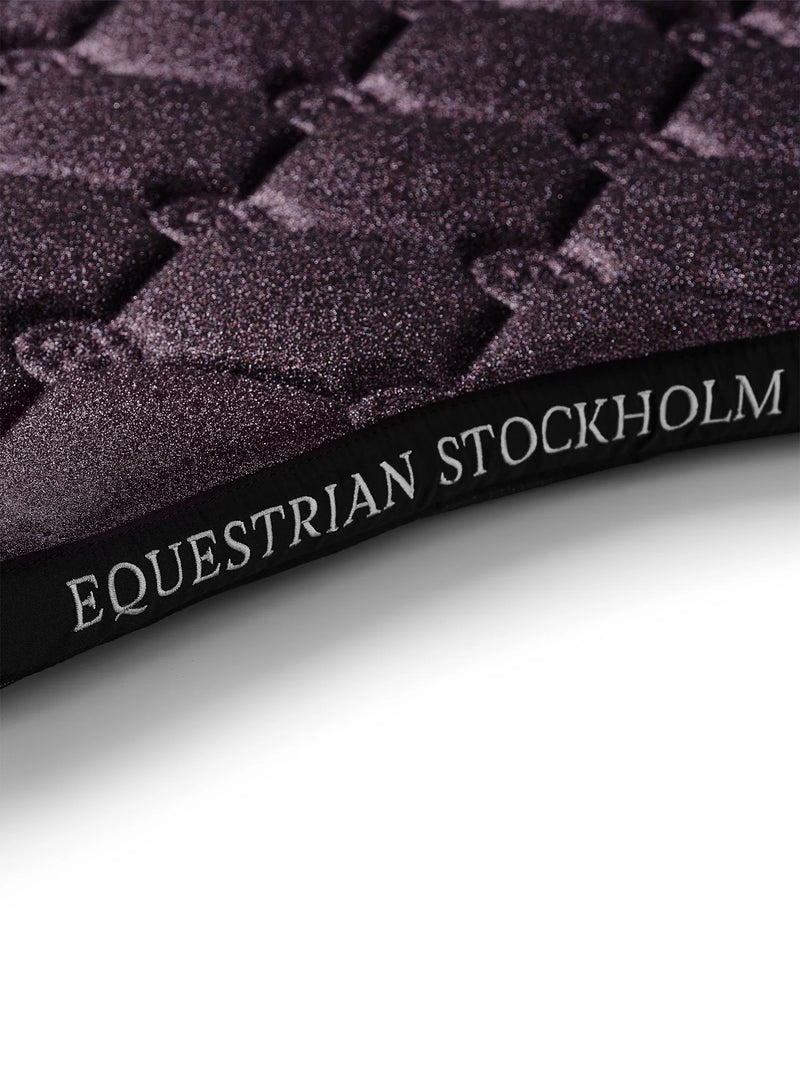 Equestrian Stockholm Purple glimmer Dressage saddlepad