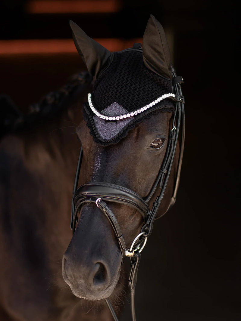 Equestrian stockholm purple glimmer fly veil