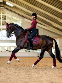 Equestrian Stockholm New maroon dressage saddlepad