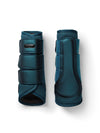 Equestrian Stockholm teal blue mesh boots