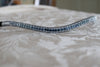 Equiture Swarovski Montana blue tiffany fade crystal browband