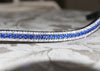 Sapphire and clear browband
