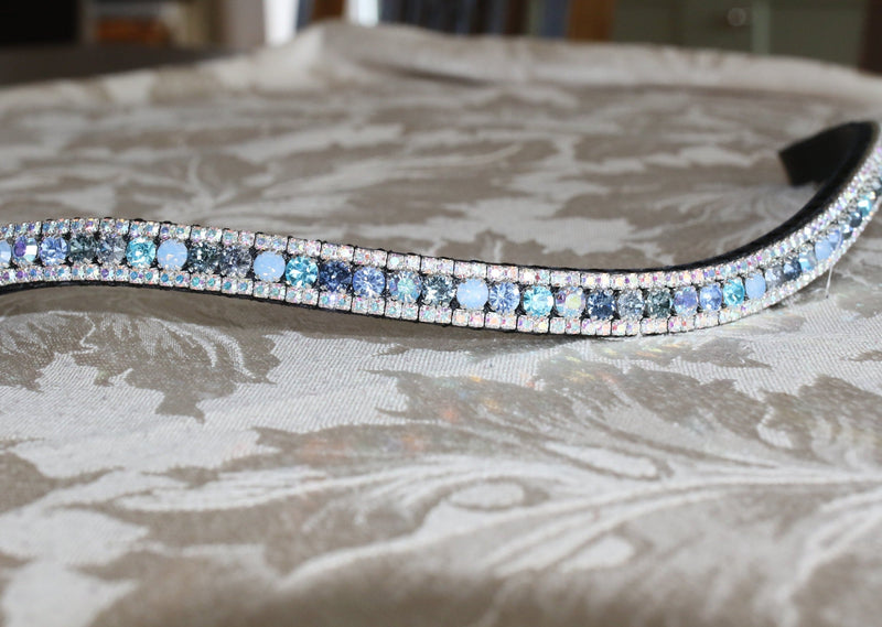 Equiture Swarovski Tiffany Pegasus Browband