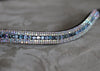 Equiture Swarovski Tiffany Pegasus megabling curve browband