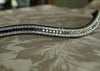 Equiture Swarovski tiffany grey fade megabling curve browband