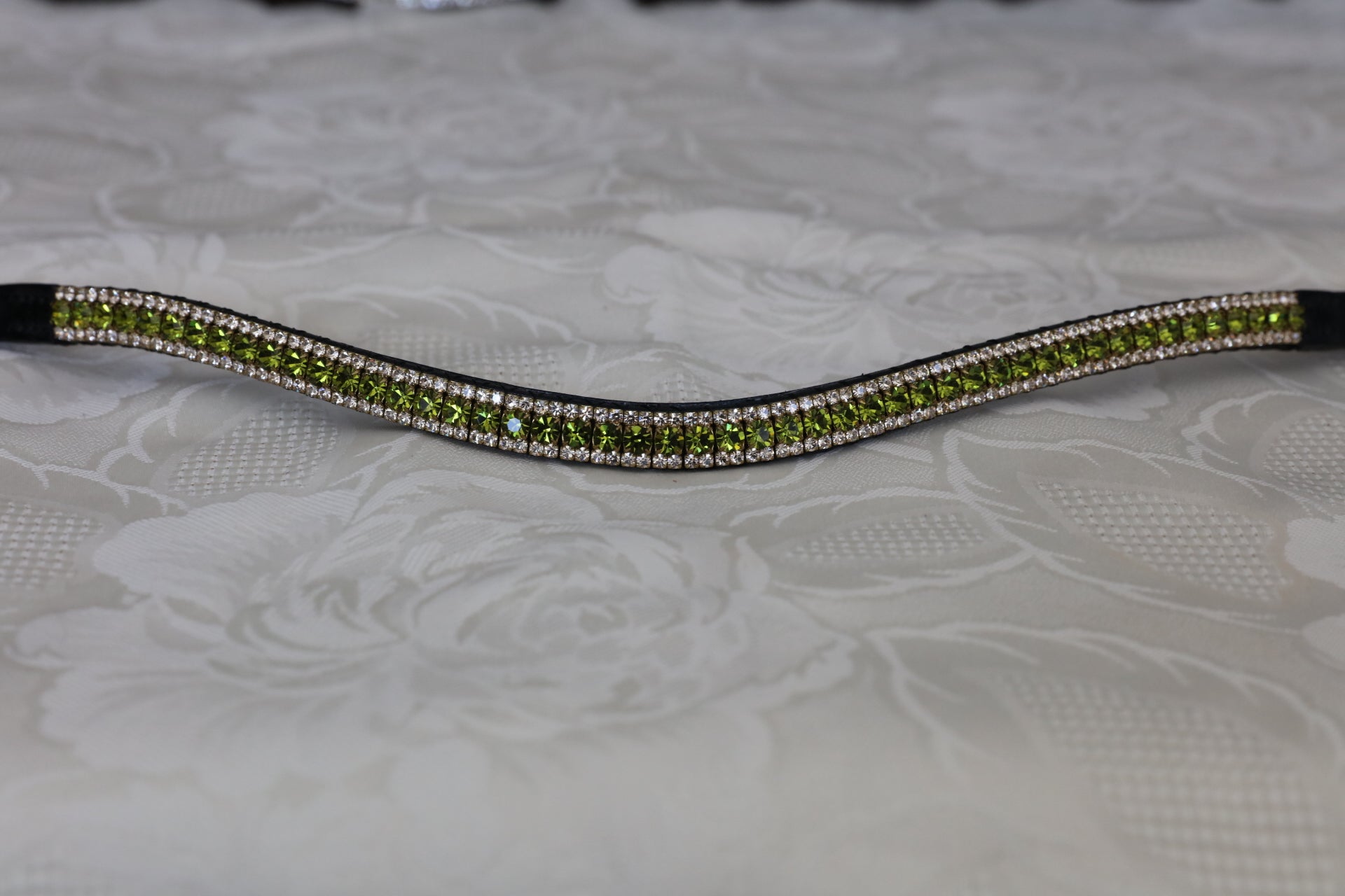 Equiture Olivine and honey browband