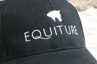 Equiture cap in Black and Silver