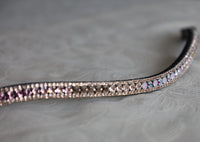 Equiture Swarovski Tiffany rose gold fade browband