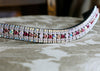 Equiture Swarovski Tiffany Pink Unicorn megabling curve browband