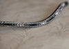 Equiture Swarovski Black Grey wave fade browband