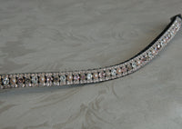 Equiture Swarovski crystal rose gold browband