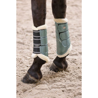 Imperial riding lovely metallic sage boots- 1 medium left