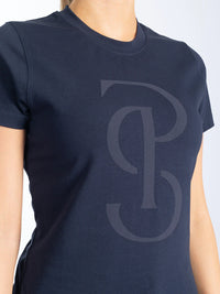 PS of Sweden Navy Signe cotton Tee