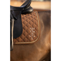 HV Polo Franka Copper brown dressage saddlepad