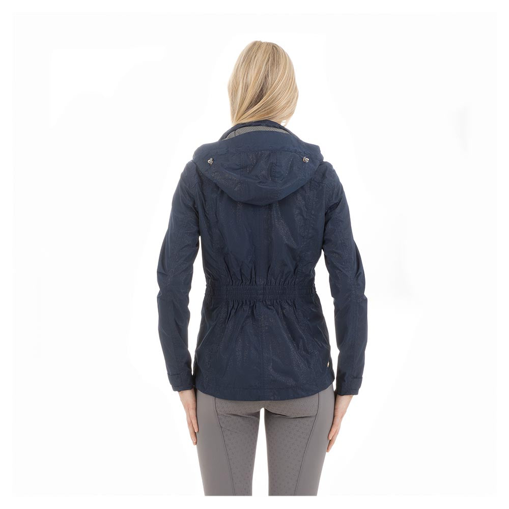 Anky navy with glitter sheen technical jacket