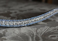 Equiture Clear and light sapphire browband