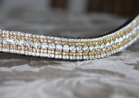 Clear, light colorado and clear megabling curve browband