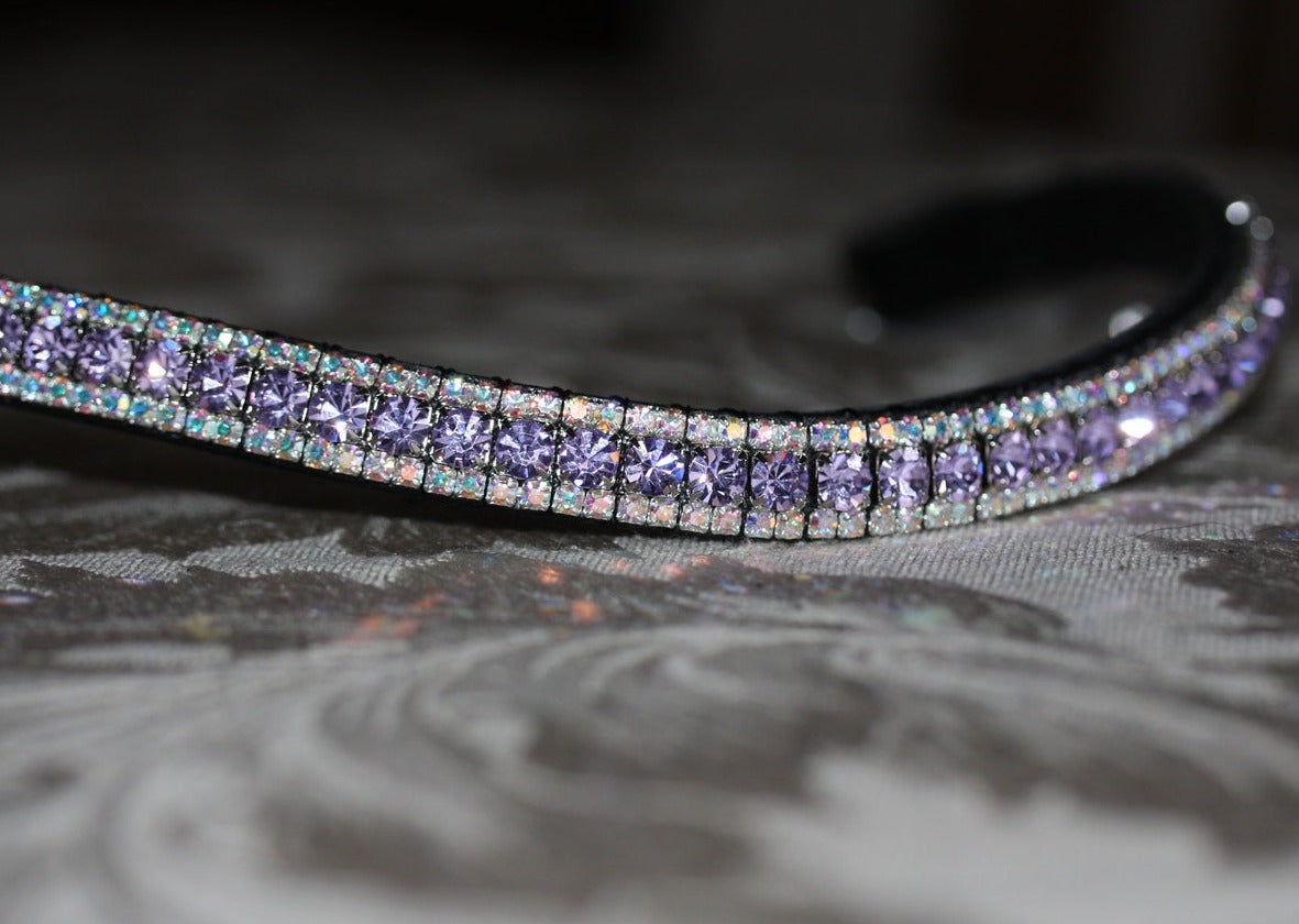 Violet and iridescent browband