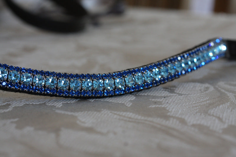 Equiture Aqua and sapphire browband