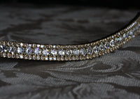 Clear and honey browband