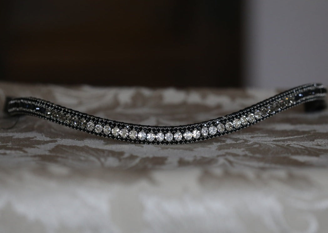 Swarovski Tiffany grey fade browband