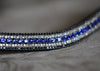Sapphire, clear and montana megabling curve browband