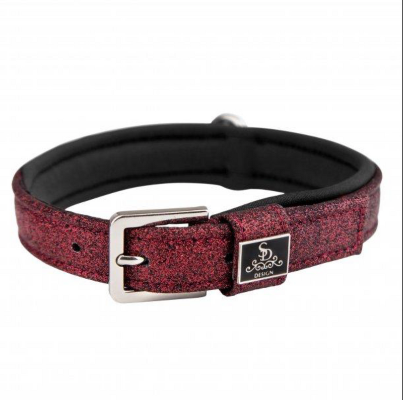 SD Design Glitter Dog Collar in Raspberry – Matchy Dressage