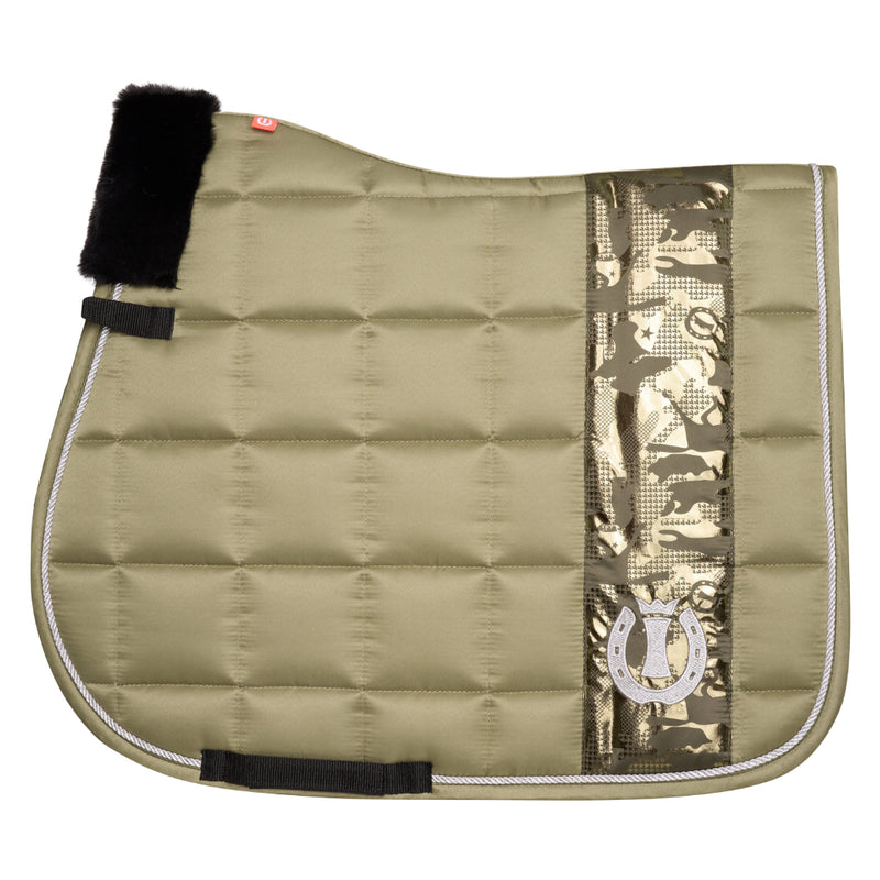Imperial Riding Ambient Olive green dressage saddlepad