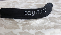 Equiture Swarovski tiffany clear crystal and jet megabling curve browband