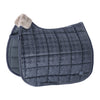 Eskadron Essence Dove blue velvet stamp saddlepad