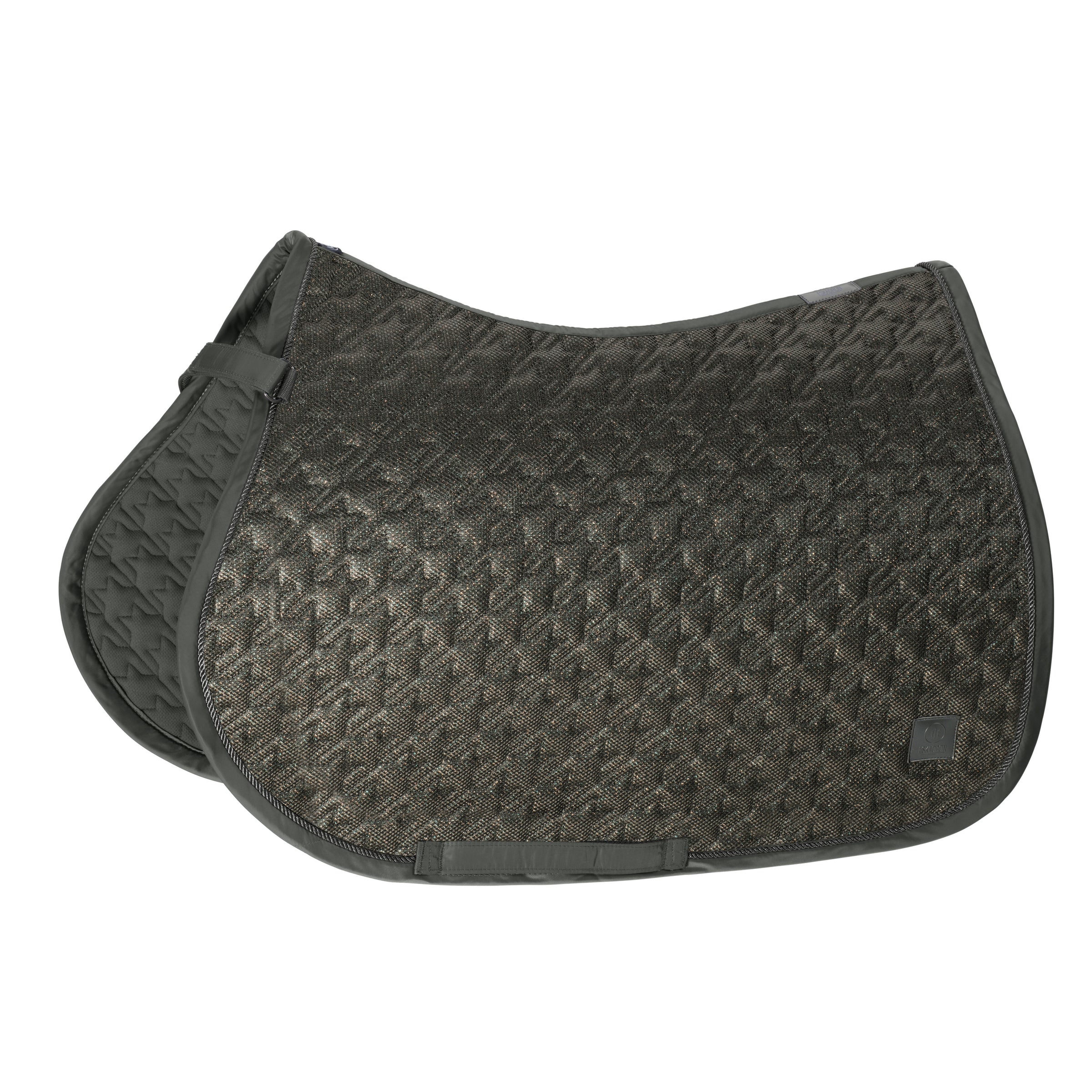 Eskadron Essence dark Olive glitter mesh saddlepad