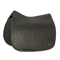 Eskadron Essence dark Olive glitter mesh saddlepad