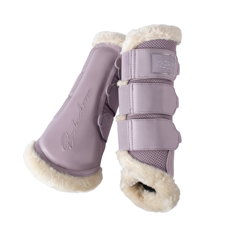Eskadron Silk Purple mesh breathable brushing boots