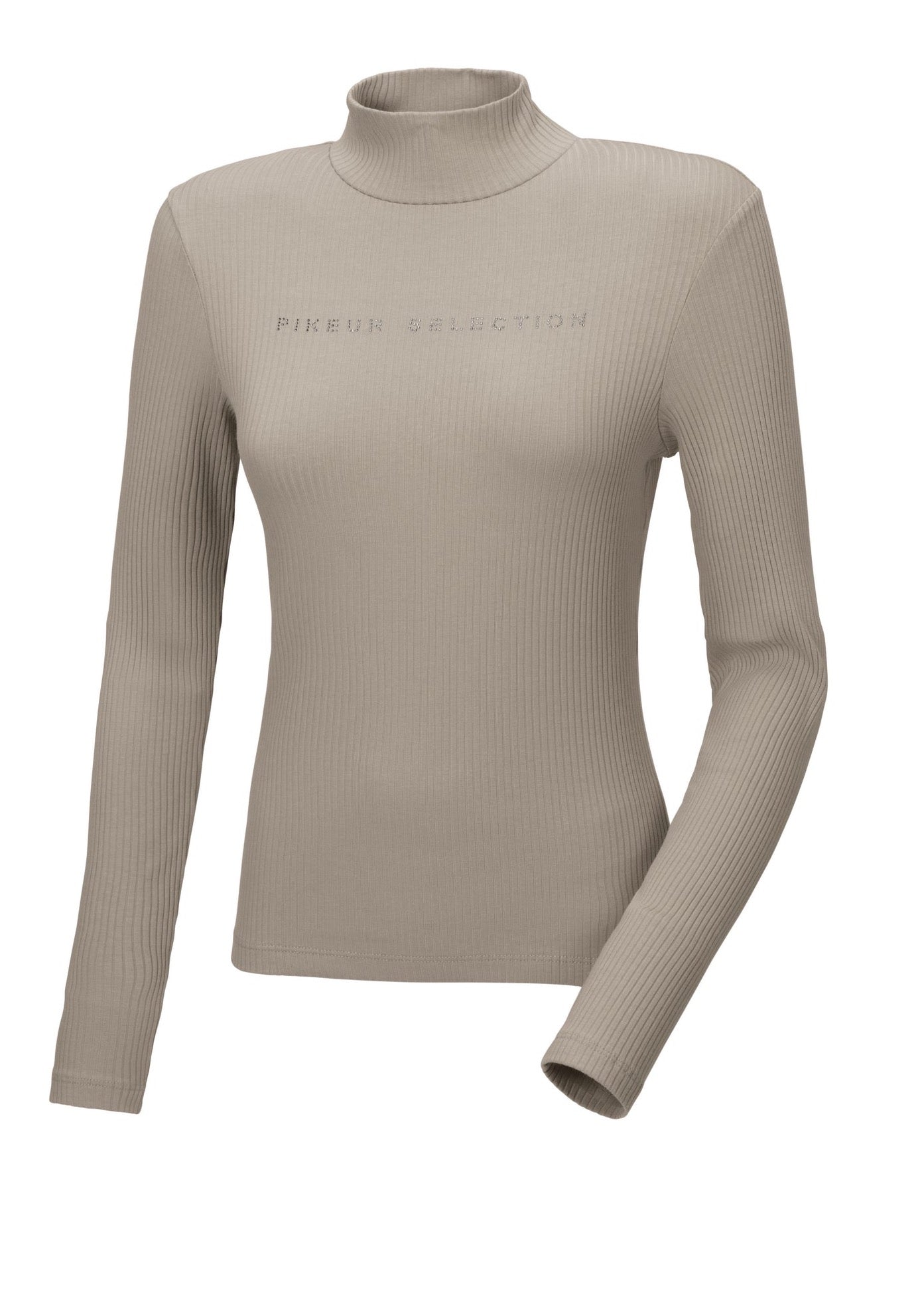 Pikeur roll neck top in Ash gold