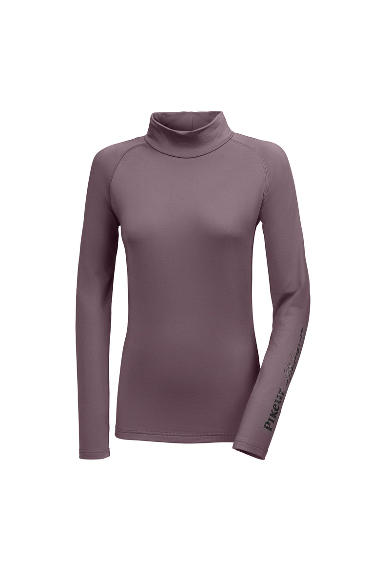 Pikeur Abby Athleisure roll neck in Purple grey