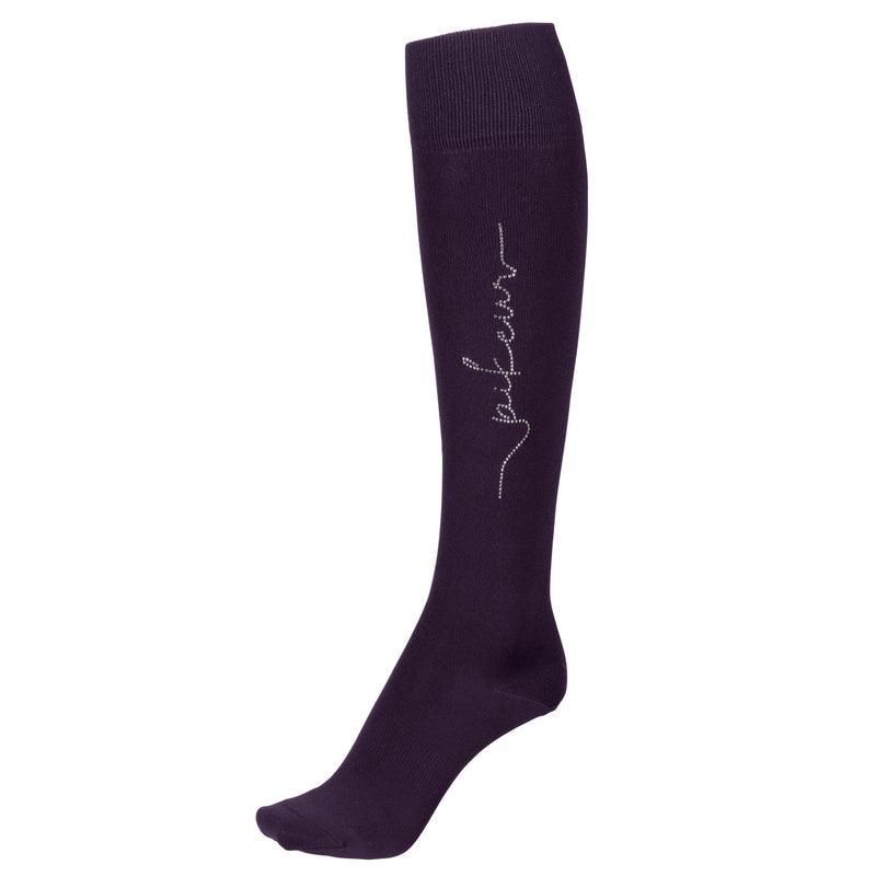 Pikeur Dark purple tube socks