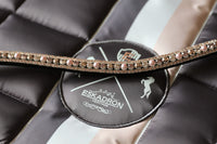 Equiture Swarovski tiffany rose gold browband