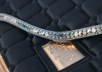Equiture Swarovski Stormy Rose Gold browband