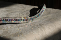Equiture Swarovski Tiffany unicorn megabling curve browband