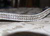 Equiture Custom Swarovski Megabling curve browband