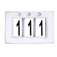 SD Design white crystal number holder