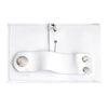 SD Design white crystal number holder